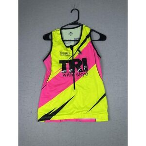 Suarez Triathlon‎ Shirt Mens XL Brooks Rehabilitation Skye Top Triathlon Jersey